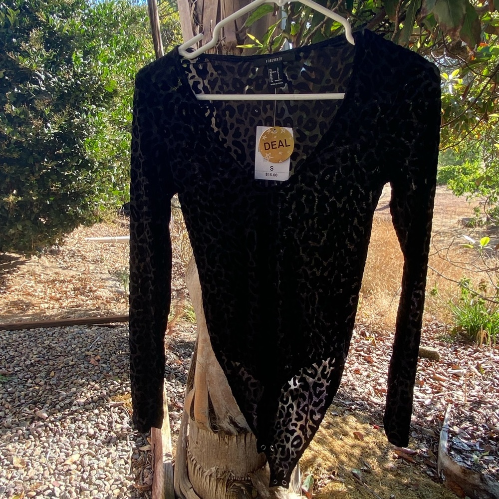 Sheer bodysuit
